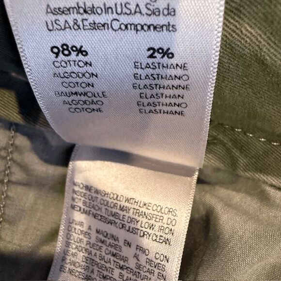 Mother "The Cinch Greaser" Killing Time Fatigue Green Pants Wide Leg Size 25 - Picture 10 of 16